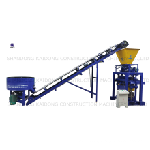 4-35B Small Type Low Cost Cement hollow Block Making Machine